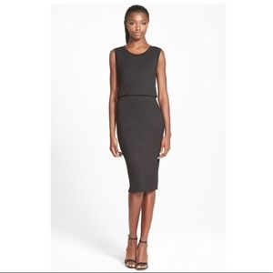 Leith Black Midi Dress